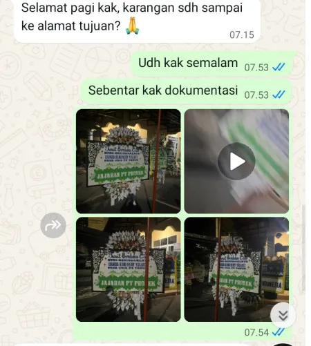 Pengiriman Papan Bunga Selamat Kalimalang
