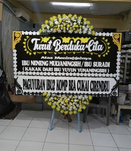 Papan Bunga Duka Kalimalang