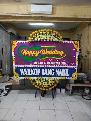 Papan Bunga di Kalimalang