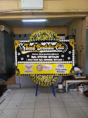 Papan Bunga di Kalimalang