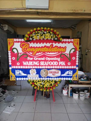 Papan Bunga di Kalimalang